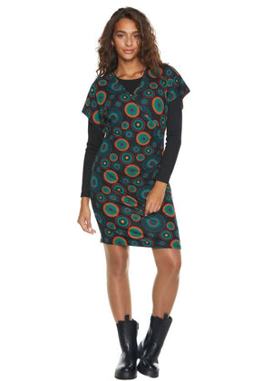 W23D33 - Vestito manica corta Berlino Baba Design - Gipsy Fashion Wear