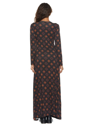 W23D46 - Vestito lungo Edimburgo Baba Design - Gipsy Fashion Wear