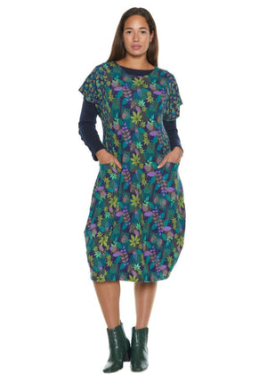 W23HBD03 - Vestito longuette Happy Baba di Baba Design - Gipsy Fashion Wear