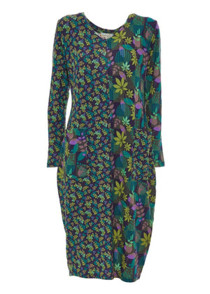 W23HBD12 - Vestito longuette Happy Baba di Baba Design - Gipsy Fashion Wear