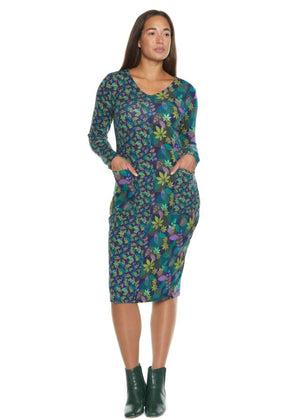 W23HBD12 - Vestito longuette Happy Baba di Baba Design - Gipsy Fashion Wear