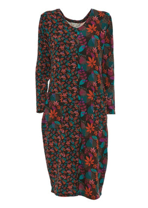 W23HBD12 - Vestito longuette Happy Baba di Baba Design - Gipsy Fashion Wear