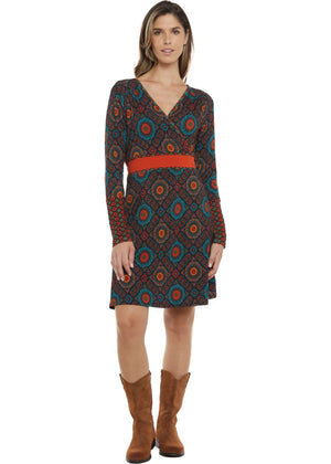 W24D12 - Vestito svasato Urban Marks di Baba Design - Gipsy Fashion Wear