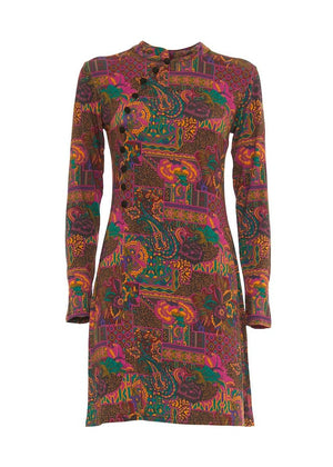 W24D14 - Vestito corto Spray Soul di Baba Design - Gipsy Fashion Wear