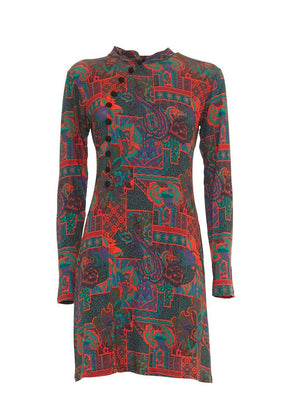W24D14 - Vestito corto Spray Soul di Baba Design - Gipsy Fashion Wear