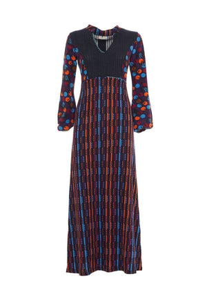 W24D16 - Vestito lungo Mural Visions di Baba Design - Gipsy Fashion Wear