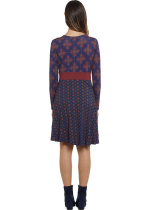 W24D17 - Vestito svasato City Canvas di Baba Design - Gipsy Fashion Wear