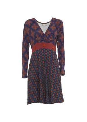 W24D17 - Vestito svasato City Canvas di Baba Design - Gipsy Fashion Wear