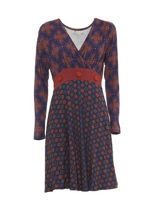 W24D17 - Vestito svasato City Canvas di Baba Design - Gipsy Fashion Wear