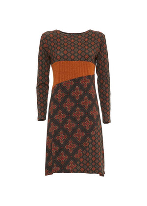 W24D26 - Vestito longuette City Canvas di Baba Design - Gipsy Fashion Wear