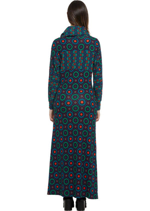 W24D34 - Vestito lungo Graffiti Dreams di Baba Design - Gipsy Fashion Wear