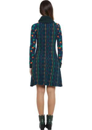 W24D35 - Vestito Mural Visions di Baba Design - Gipsy Fashion Wear