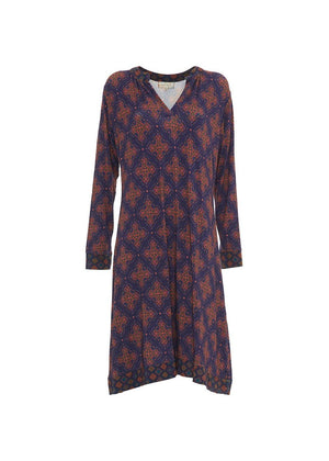 W24HBD08 - Vestito longuette City Canvas Happy Baba di Baba Design - Gipsy Fashion Wear