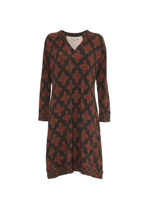 W24HBD08 - Vestito longuette City Canvas Happy Baba di Baba Design - Gipsy Fashion Wear