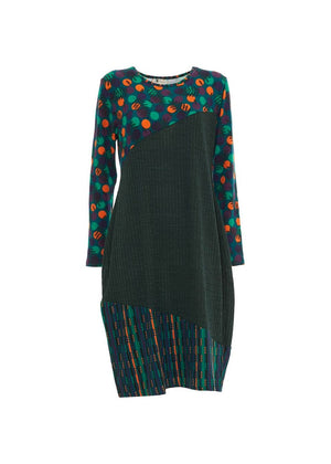 W24HBD10 - Vestito longuette Mural Visions Happy Baba di Baba Design - Gipsy Fashion Wear