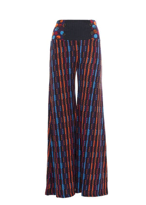 W24P13 - Pantalone palazzo Mural Visions di Baba Design - Gipsy Fashion Wear