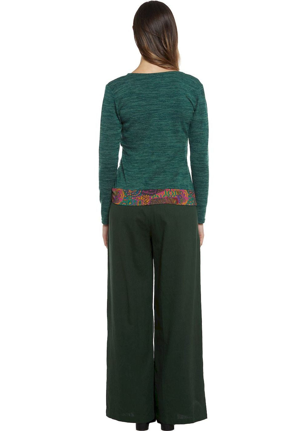 W24P14 - Spray Soul palazzo trousers by Baba Design