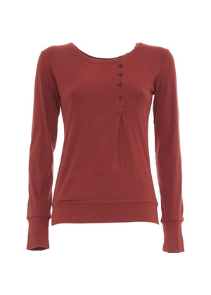 W24T11 - Maglia tinta unita Spray Soul di Baba Design - Gipsy Fashion Wear