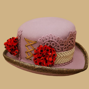 Cilindro asimmetrico "Amabili conversazioni" - Gipsy Fashion Wear