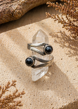 Anello con Onice Nera – Variante