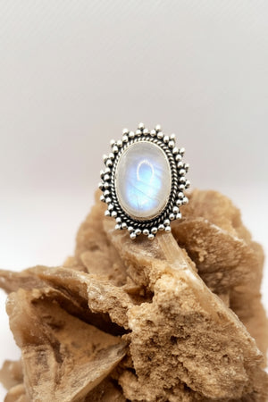 Anello Pietra di Luna - Gipsy Fashion Wear