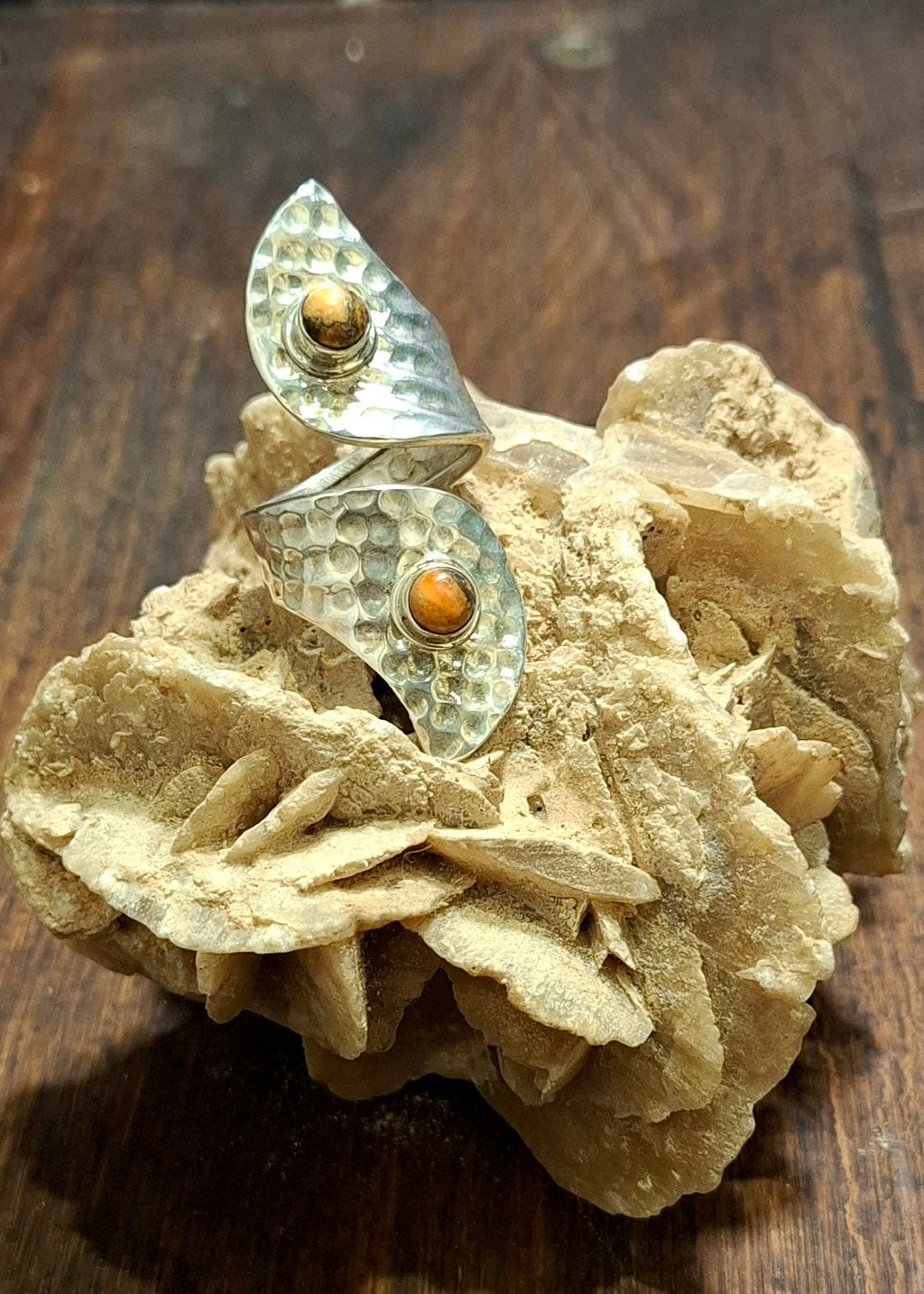 Anello Long Boho Martellato