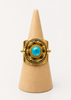 anello portaveleno turchese