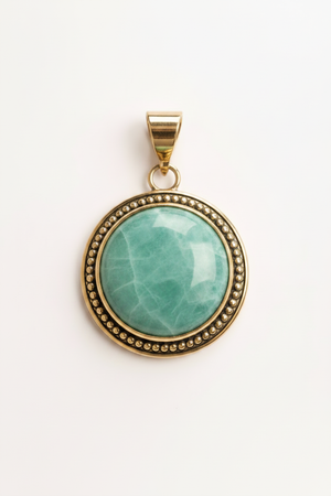 Ciondolo Round O'Clock – Amazonite