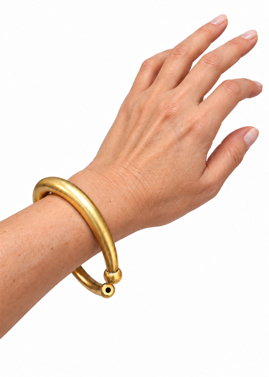Bracciale Rigido Simplicity | Ottone Dorato Stile Boho