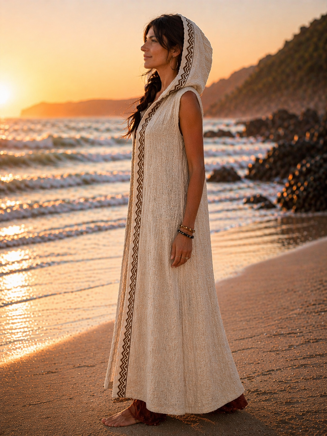 Kimono con cappuccio