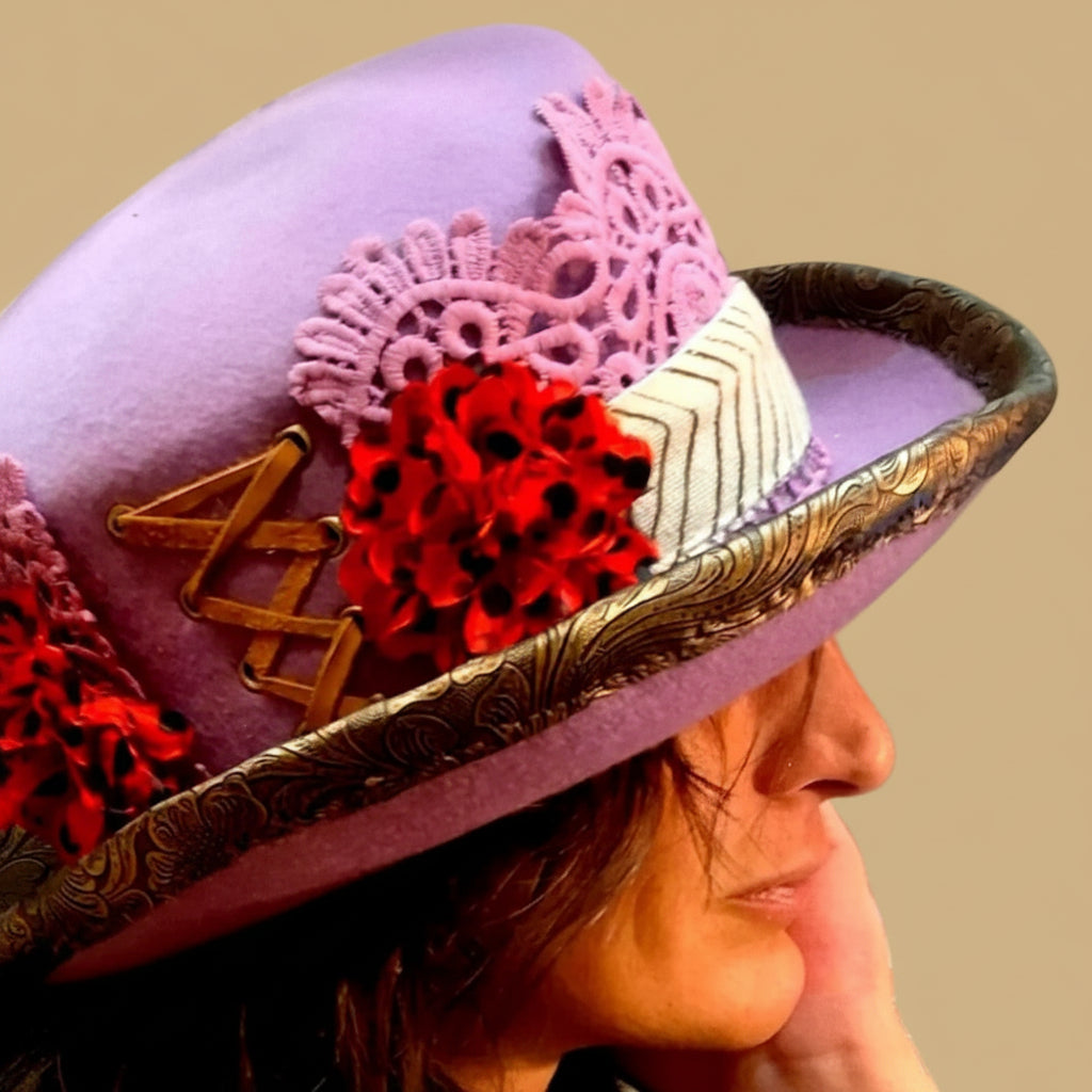 Cilindro asimmetrico "Amabili conversazioni" - Gipsy Fashion Wear