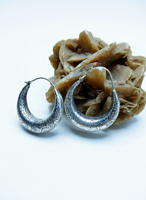 Orecchini bagno d'argento con collare ottimizzati