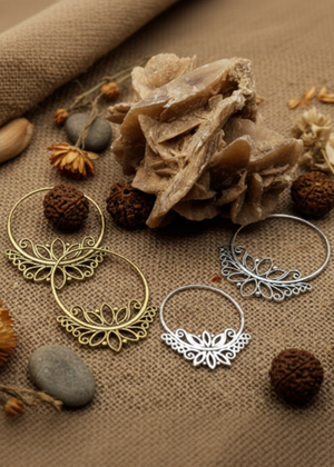 Orecchini Lotus – Editorial Boho