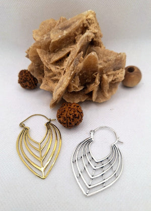 Orecchini Geometrici Petalo - Gipsy Fashion Wear