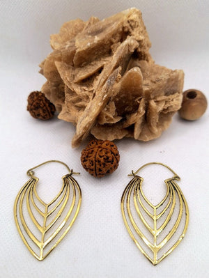 Orecchini Geometrici Petalo - Gipsy Fashion Wear