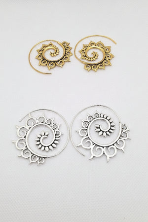 Orecchini Spirale Mandala - Gipsy Fashion Wear