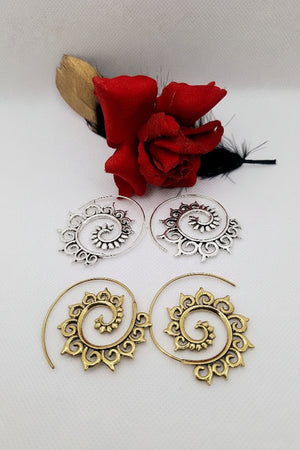 Orecchini Spirale Mandala - Gipsy Fashion Wear