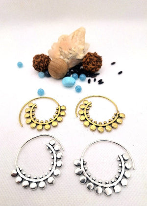 Orecchini Spirale con cerchi - Gipsy Fashion Wear