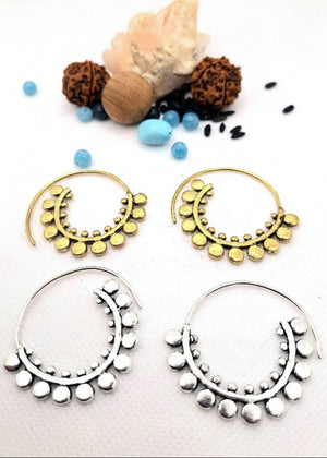 Orecchini Spirale con cerchi - Gipsy Fashion Wear