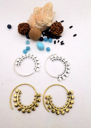 Orecchini Spirale con cerchi - Gipsy Fashion Wear
