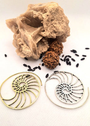 Orecchini Spirale Sezione Aurea - Gipsy Fashion Wear