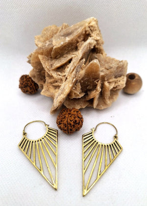 Orecchini Geometrici Triangolo - Gipsy Fashion Wear