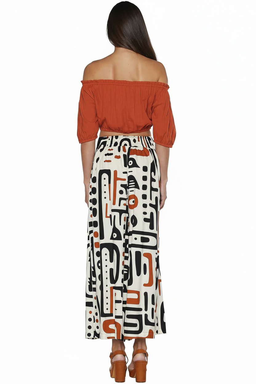 Pantalone Afro Sand - Vista posteriore