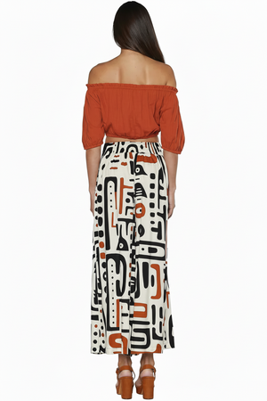 Pantalone Afro Sand - Vista posteriore