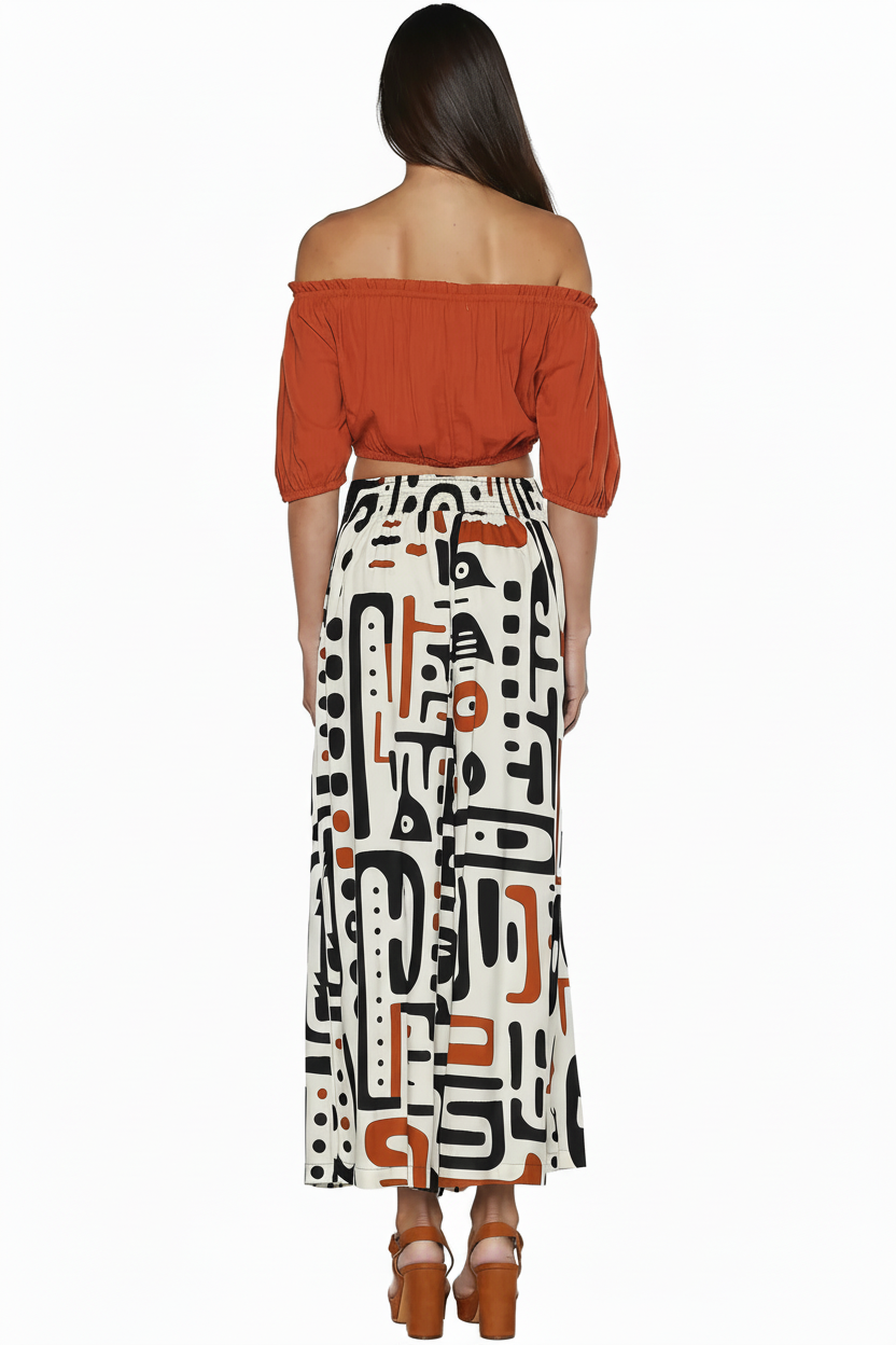 Pantalone Afro Sand - Vista posteriore