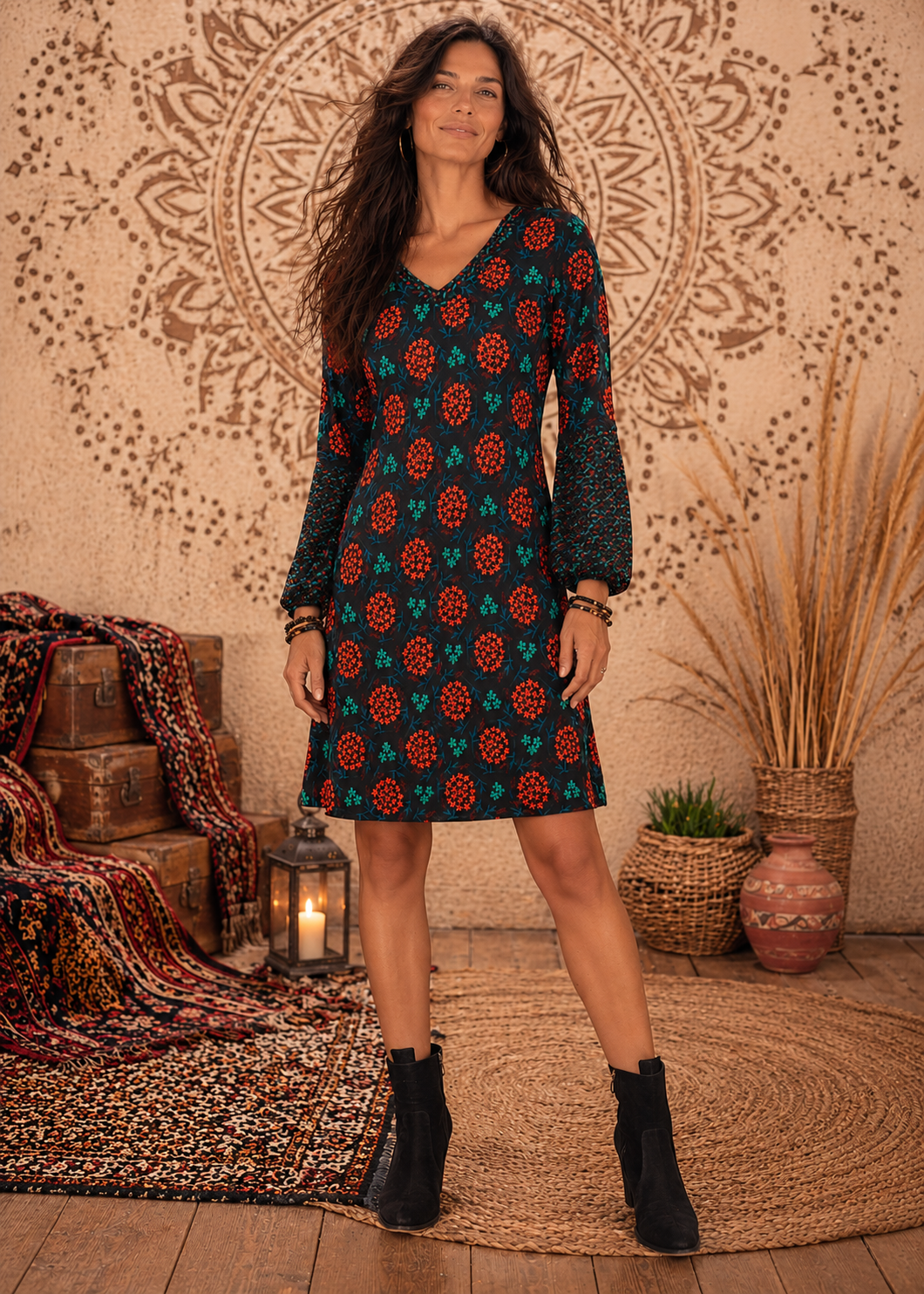 Vestito Corto Street Art Stories – Baba Design | Urban Boho