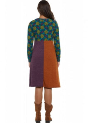 W24HBD09 - Vestito longuette Street Art Happy Baba di Baba Design - Gipsy Fashion Wear