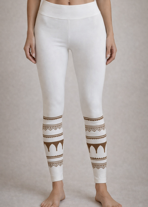 Yoga Block Print Leggings - Gipsy Fashion Wear