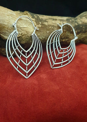 Orecchini Geometrici Petalo - Gipsy Fashion Wear