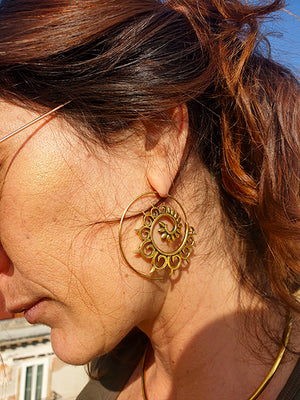 Orecchini Spirale Mandala - Gipsy Fashion Wear